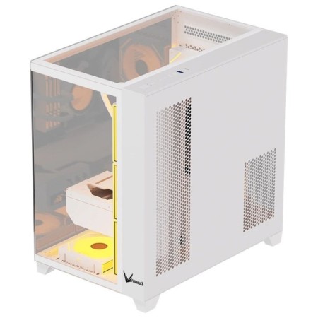 Корпус Formula Crystal Z9 белый без БП ATX 7x120mm 2xUSB3.0 audio bott PSU-4