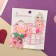 Hair set "vanilla" (4 elastic bands, 4 invisible) mermaids, pink