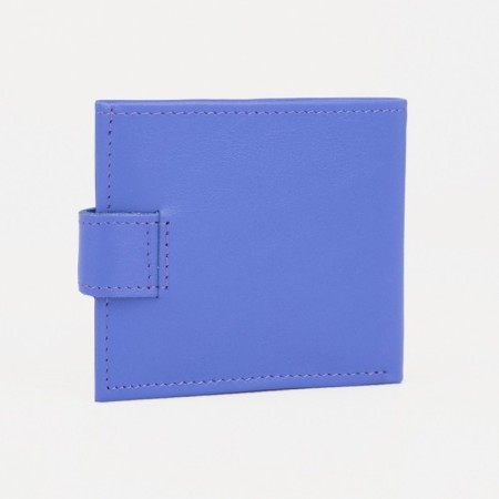 Women's wallet on the Textura button, lilac color-2
