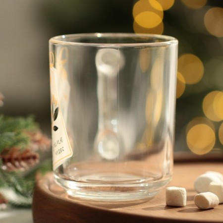 New Year! New Year's glass mug "Miracles", 200 ml-2