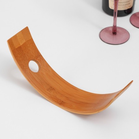 Balance bottle holder, bamboo-1