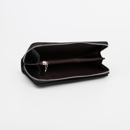 Women's wallet with lightning, black color-3