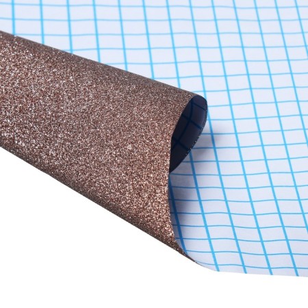 Film self -adhesive color devente, 0.45 x 1 m, 100 microns, brown with sparkles-3