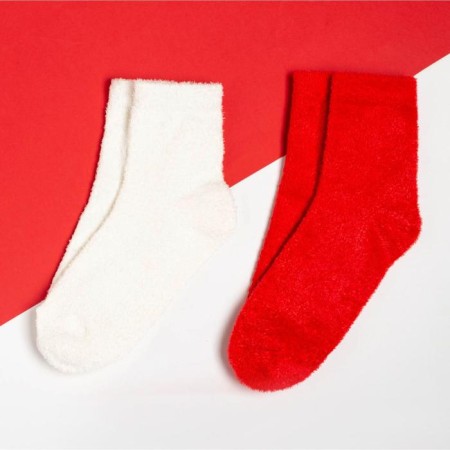 New Year's set of socks KAFTAN "Corgi" Size 36-40 (23-25 ​​cm), 2 pairs-1