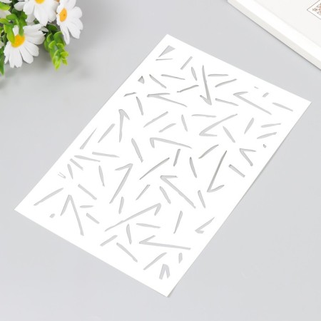 Plastic stencil "squigging" 24x16 cm-1