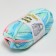 Knitted yarn 95% cotton, 5% elastan "Lentino melange" 100 g 30 m color 21