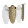 Wall lamp 40W, 2HE14, 23x14 cm, brass