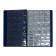 Album for coins 125 x 185 mm Calligrata, 240 coins, cell 26 x 29 mm, 10 sheets, covering artificial leather, blue