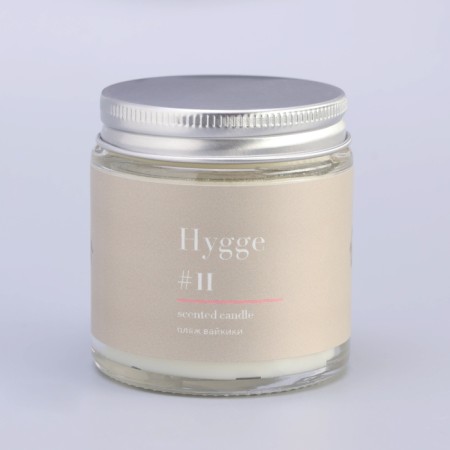 Aromatic candle "Hygge" #11 Vaikiki beach, soy wax, in a bank, 90 g-12