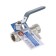 Ballic Aqualink, PN 30 tap, inner/internal thread 1/2 ", oblique filter, lever, nickel.