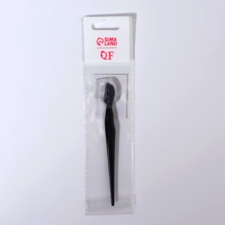 Razor for eyebrow correction, with a protective cover, 11.5 cm, black color-5