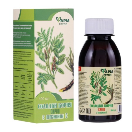 Syrup root of licorice with vitamin C, cough, 100 ml
