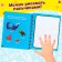 Book for drawing water "Underwater World", with a marker