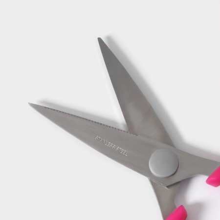 Scissors kitchen shares "Elba", 22 cm, pink color-3