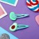 Invisibility for hair "Abel" (set 2 pcs) Funny avocadics, 5.5 cm, green