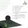Sangh yoga rug, 183 × 61 × 0.6 cm, dark green color