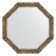 Mirror in the baguette frame, an old tree with weaving 70 mm, 73x73 cm