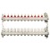 Collector Group ONDO, 1 "X3/4", 12 outputs, with consumables, stainless steel
