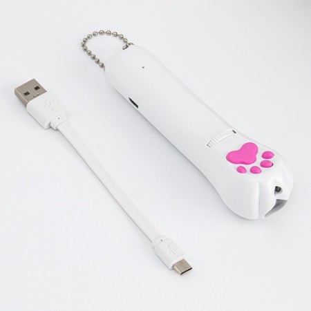 Laser pointer for animals, 5 pictures, 100 mAh, range up to 8 m, red beam, usb-1