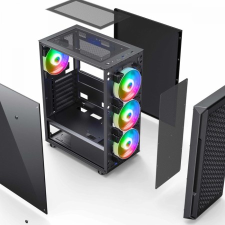 The ACCORD 3338 Building Boil without PSU ATX 1xusb2.0 1xusb3.0 1xusb3.1 Audio Bott PSU-3