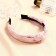 Hair rim "Amata" Golden Thread, 3 cm, pink