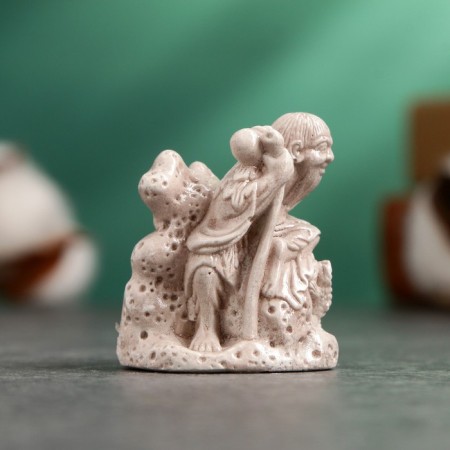 Фигура "Бог моря" коричневая, 4х4х3см-3