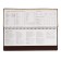 Planing UNSIDED 64 sheets on the crest Velvet, hard cover, artificial leather, block 70 g/m2, brown