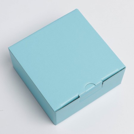 Gift folding box, packaging, Tiffany, 15 x 15 x 7 cm-2