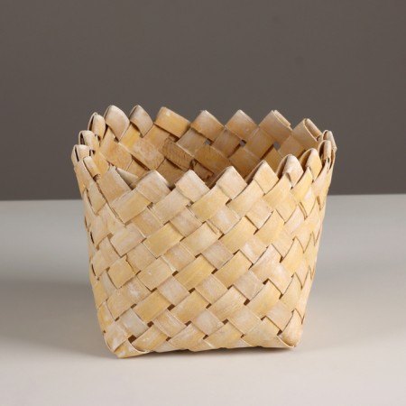 Kashpo wicker, d14khn11.5cm, orange