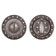 Rotary handle BK6 MT OS-9, color antique silver