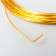 Wire for needlework "Astra" 1 mm, 10 m, gold