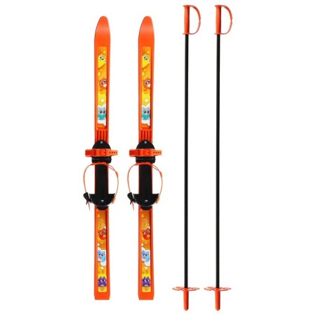 Ski kit for children: skiing 100 cm, sticks 100 cm-4