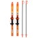Ski kit for children: skiing 100 cm, sticks 100 cm