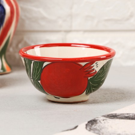 PIALA RISHTAN CIRAMICA "Grenades", 9.5 cm, medium-1