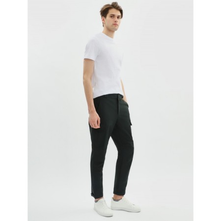 Sports male trousers, size 56, dark green color-2