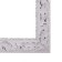 Frame for paintings (mirrors) 50 x 60 x 4 cm, tree "Versailles", white-silver