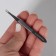 Pinzet straight/beveled, narrow, 9 cm, on the blister, silver color