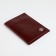 Cover for passport, Textura, burgundy color