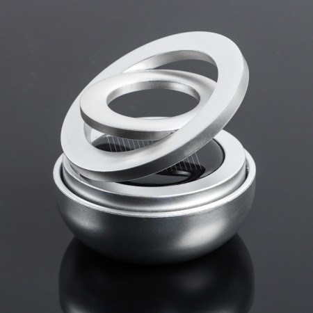 Assessoir on a panel with a flavor, gravitational rings, rotates from the sun, planet, silver-2
