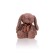 Soft toy Gulliver Bunny "Mokko" with a bow, coffee color, 25 cm