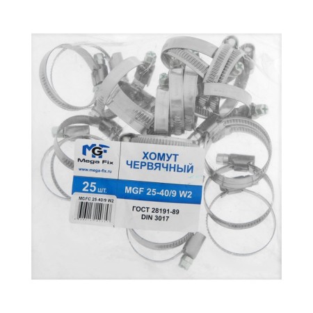 Chervyeric mgf clay, diameter 25-40 mm, tape width 9 mm, stainless steel-1