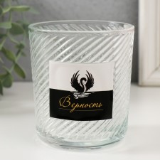 Bank for candles glass 