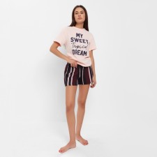 Women's pajamas (T -shirt and shorts) KAFTAN 