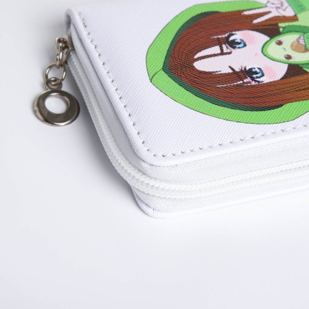 Children's wallet with lightning, white color-3
