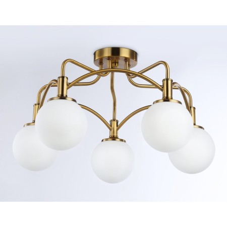 Suspended chandelier Ambrella Light, Traditional, TR3212, 5HE27, Color Gold-4