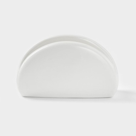Ceramic “Classic” napkin, 12 × 4.5 × 7 cm, white color-1