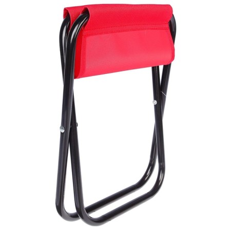 Tourist chair maclay, folding, p. 22x20x25 cm, red color-5