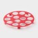 Tortovitsa with a lid of a share, a removable stand for cakes, 13 cells, d = 28 cm, color mix