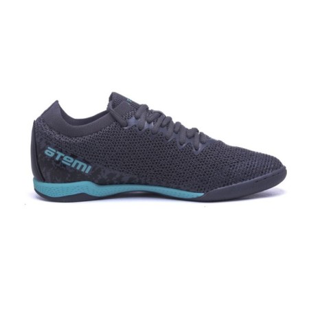 Beats football ATEMI SBA-003 Indoor, gray/turquoise, size 44-5