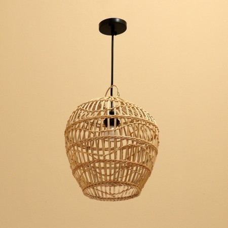 Ceiling Lamp from Rotan "Jonathan", 1 × 120 W, E27, 30 × 30 × 50 cm-1